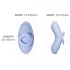 Svakom Echo 2 - vinger vibrator - bluetooth - siliconen - blauw