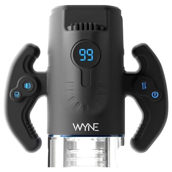WYNE 11 - automatische masturbator - man - zwart