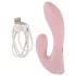 Beau Coeur Cerya - mini vibrator met clitorisstimulator - lichtroze