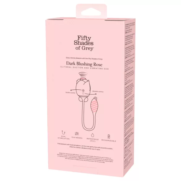 Fifty Shades of Grey - clitorisstimulator en vibratie-ei - zwart