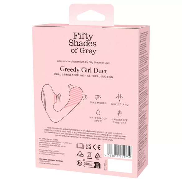 Fifty Shades of Grey - G-spot vibrator - krachtig - zwart