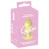 Cuties Mini - anaal vibrator plug - geribbeld - geel