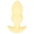 Cuties Mini - anaal vibrator plug - geribbeld - geel