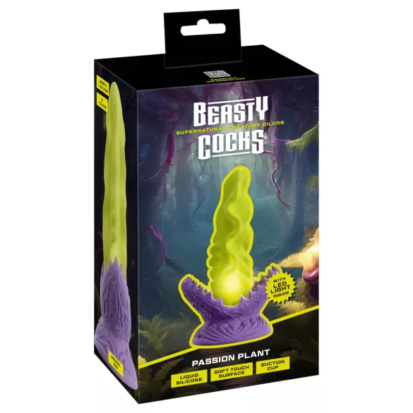 Beasty Cocks - dildo - glow in the dark - groen