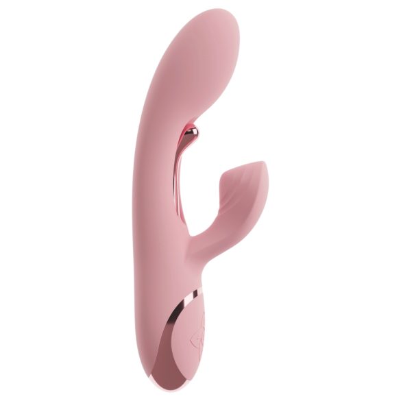 Beau Coeur Avenor - vibrator met tong en clitorisstimulator voor de G-spot (roze)
