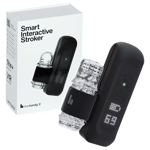 The Handy 2 - Interactieve mannelijke masturbator (zwart)
