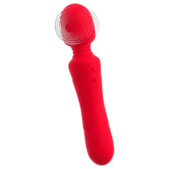 Sweet Smile - oplaadbare, waterdichte wandvibrator (rood)