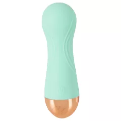 Cuties - oplaadbare, waterdichte mini vibrator (groen)