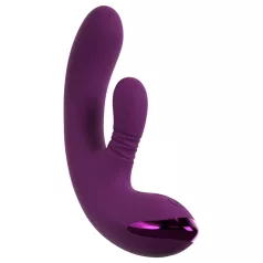 Javida - Konijnenstaart G-spot- en clitorisvibrator (paars)