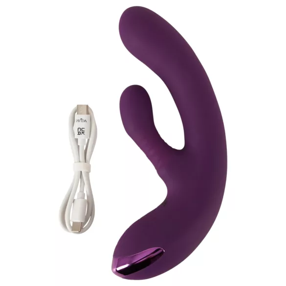 Javida - Konijnenstaart G-spot- en clitorisvibrator (paars)