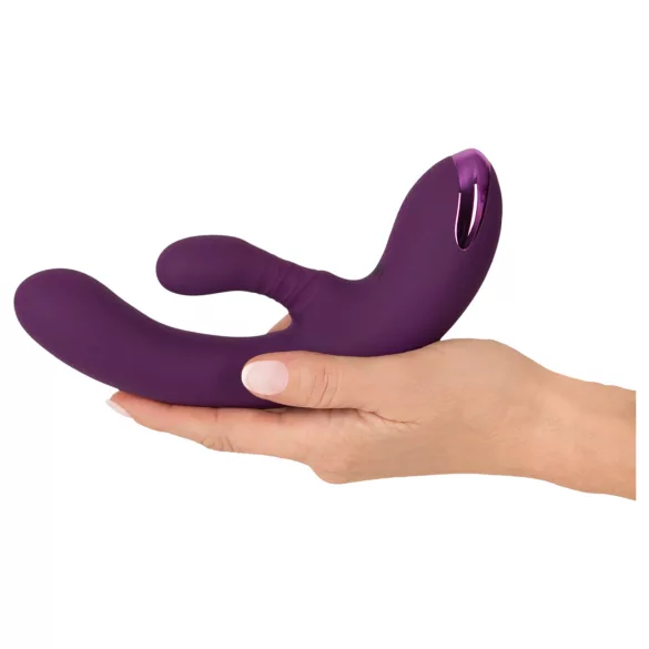 Javida - Konijnenstaart G-spot- en clitorisvibrator (paars)
