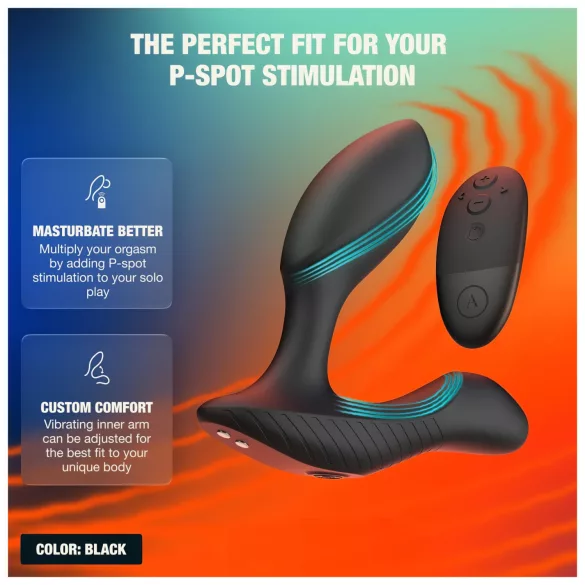 Arcwave Perk - prostaatvibrator met afstandsbediening (zwart)