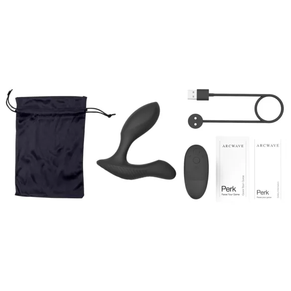Arcwave Perk - prostaatvibrator met afstandsbediening (zwart)