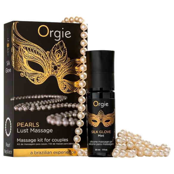 Orgie Pearls Lust - massagegel met parelketting