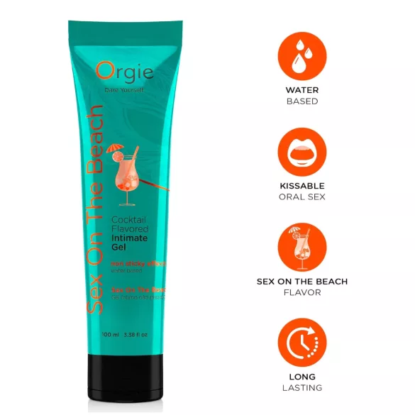 Orgie Cocktail - eetbare glijmiddel - Sex On The Beach - 100ml