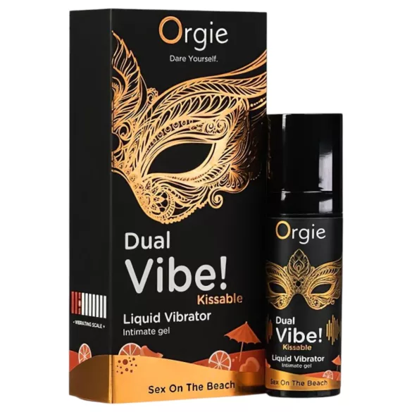Orgie Dual Vibe - unisex vloeibare vibrator - Sex on the Beach (15 ml)