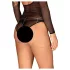 Obsessive Bijou 905 - sierlijke lichaamsharnas onderkant (zilver) - S-L