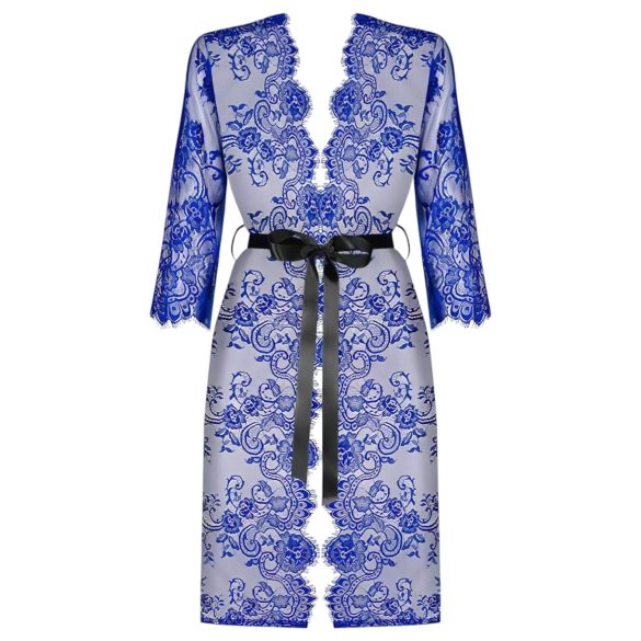 Obsessive Cobaltess - kanten kimono (blauw) - L/XL