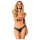 Obsessive Bella Rou - slip - bloemenmotief - zwart - M/L