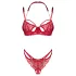 Obsessive Matildea - bh set - kant - rood
