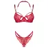 Obsessive Matildea - bh set - kant - rood - L/XL