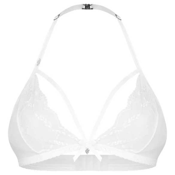 Obsessive Weddya - tweedelige lingerieset (wit) - L/XL