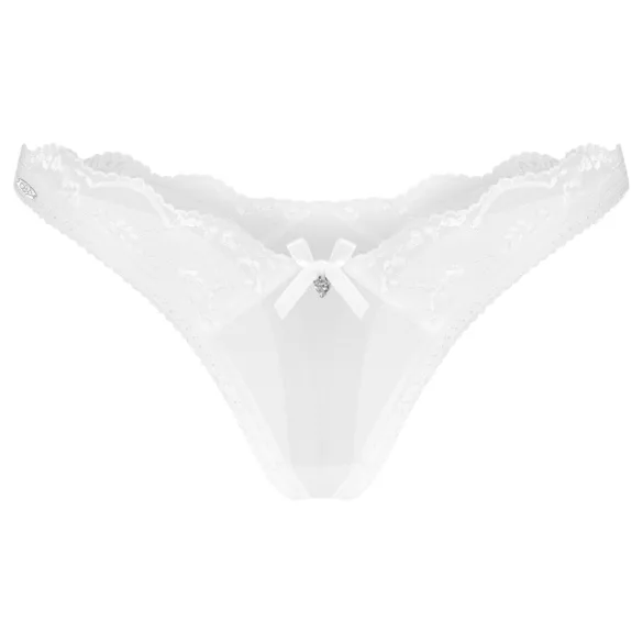 Obsessive Weddya - tweedelige lingerieset (wit) - L/XL