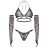 Obsessive Addia - luipaardprint netset