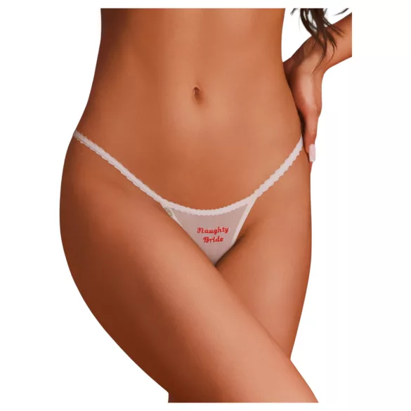Obsessive Weddya Bride - open string (wit) - L/XL
