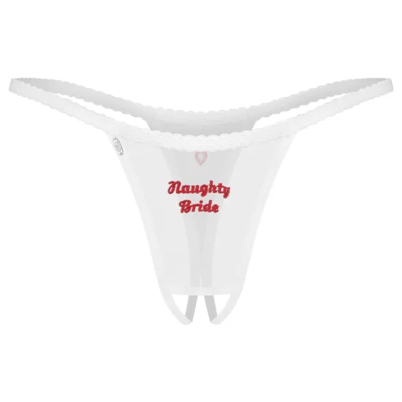 Obsessive Weddya Bride - open string (wit) - L/XL