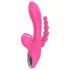 Erospace Sweet Play - G-punt vibrator met anaalsonde en zuigfunctie (roze)