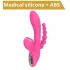 Erospace Sweet Play - G-punt vibrator met anaalsonde en zuigfunctie (roze)