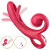 Sweet Play - rabbit vibrator - clitorisstimulatie - siliconen rood