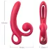 Sweet Play - rabbit vibrator - clitorisstimulatie - siliconen rood