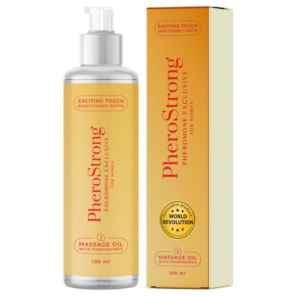 PheroStrong Exclusive - massageolie voor vrouwen - 100ml