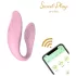 Sweet Play - App-gestuurde koppelingvibrator (roze)