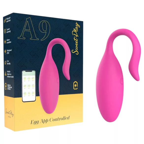 Sweet Play - draagbaar app-gestuurd vibratie-ei (roze)
