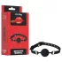 Wild Play - siliconen ballgag - zwart
