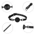 Wild Play - siliconen ballgag - zwart