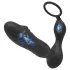 Erospace Men's Play - app-gestuurde, stotende anale vibrator (zwart)