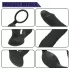 Erospace Men's Play - app-gestuurde, stotende anale vibrator (zwart)