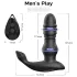 Erospace Men's Play - op en neer bewegende prostaatvibrator (zwart)