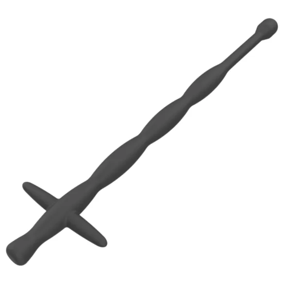 Men's Play - siliconen dilator - zwart