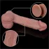 Erospace Natural Play - levensechte stotende-draaiende vibrator (huidskleur)