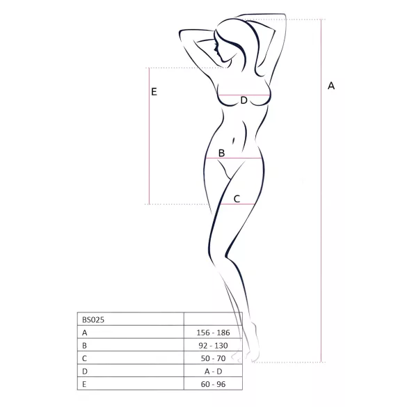 Passion BS025 - lange mouwen minijurk - zwart - S-L