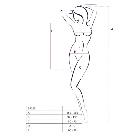 Passion BS025 - lange mouwen minijurk - wit - S-L