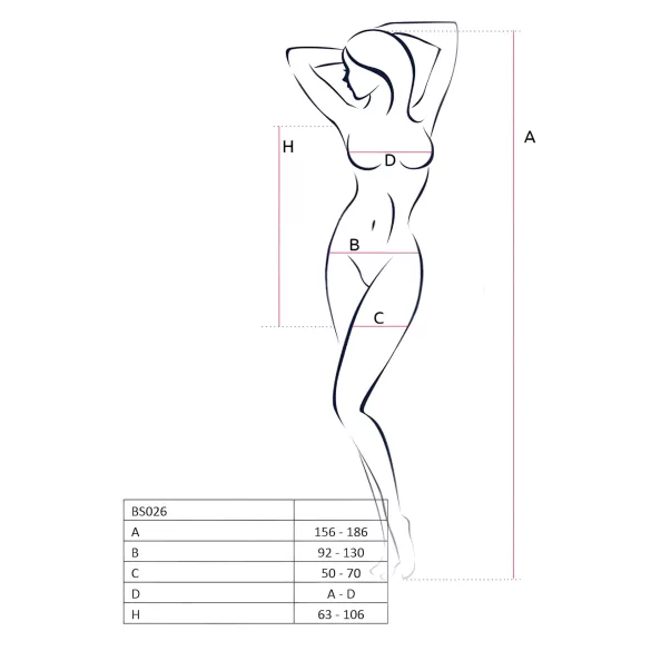 Passion BS026 - minijurk met bandjes - wit - S-L