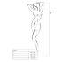 Passion BS038 - net set - zigzag patroon - rood - S-L