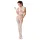 Passion BS048 - open bodystocking met nekhalsluiting - wit - S-L