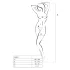 Passion BS057 - lingerie set - zigzag net - rood - S-L